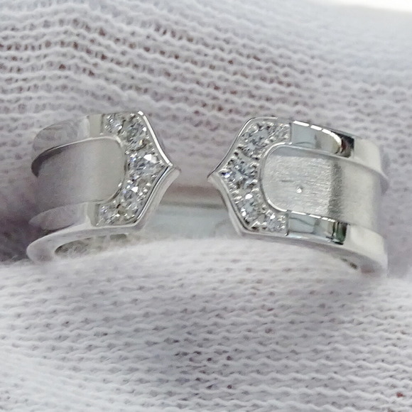 CARTIER Authentic Silver Diamond Ring #51 - Picture 8 of 12